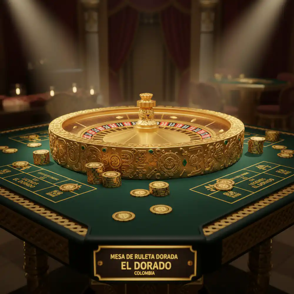 Simulador de Ruleta en mesa verde